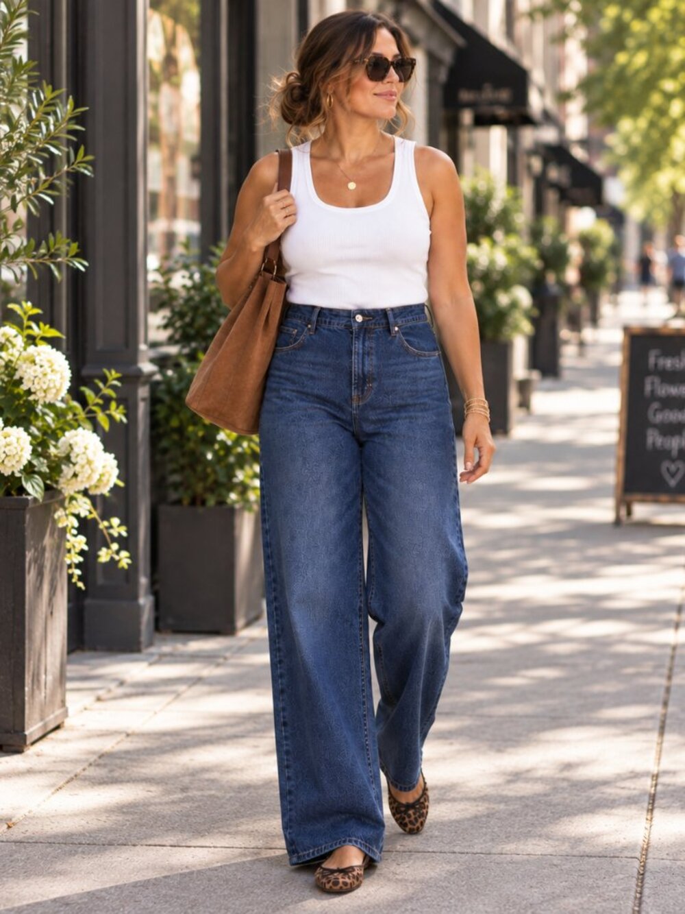 Old Navy Dark Wash Extra High Rise Wide Leg Jeans 16